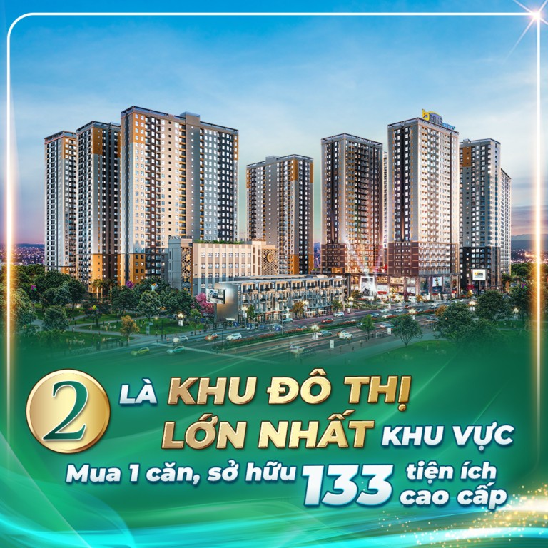Quy Mô Khu Đô Thị Phức Hợp 133 Tiện Ích