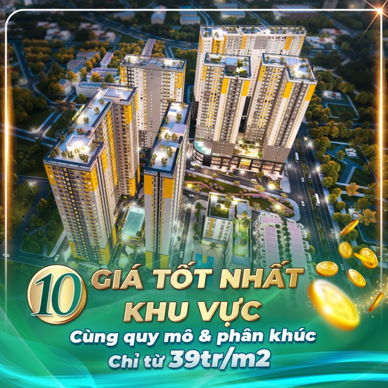 Đơn Giá Cạnh Tranh: Chỉ Từ 39 Triệu/m²