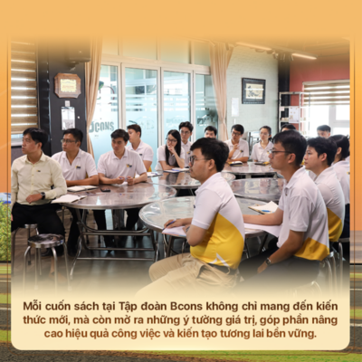 Văn hóa đọc gắn với thực tiễn tại Bcons