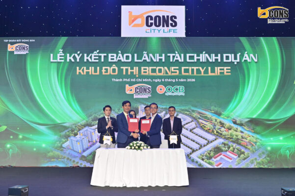 Nghi thức ký kết hợp tác cùng Ngân hàng OCB và các đơn vị phân phối cho Bcons City Life