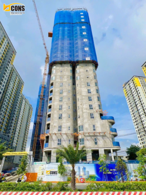 Tổng quan công trường dự án Bcons City 2 với quy mô thi công lớn